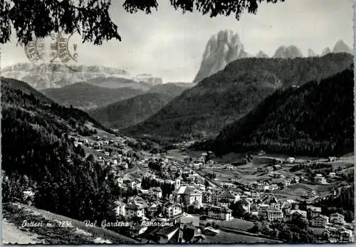 52292 - Italien - Ortisei , Val Gardena , Panorama - gelaufen 1960