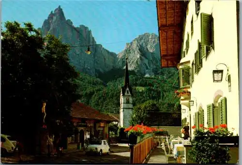 52300 - Italien - Dolomiti , Seis am Schlern , Siusi allo Sciliar , Fiat - gelaufen 1982