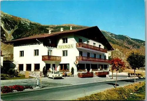 52303 - Italien - Taufers , im Münstertal , Pension Avinga , Confine Tubre , Fam. Christandl - gelaufen