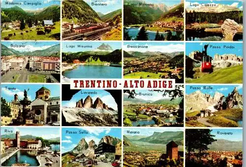 52306 - Italien - Trentino , Mehrbildkarte - gelaufen