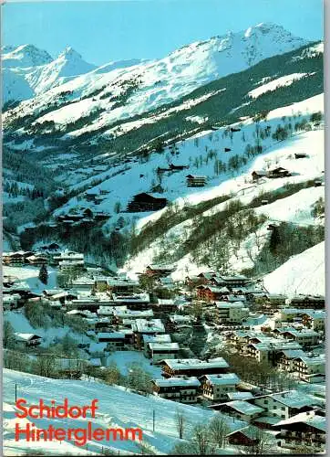 52322 - Salzburg - Hinterglemm , Schidorf , Skidorf , Winter - gelaufen 1982