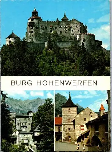 52326 - Salzburg - Werfen , Burg Hohenwerfen - gelaufen