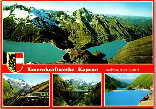 52331 - Salzburg - Kaprun , Tauernkraftwerk , Mehrbildkarte - gelaufen