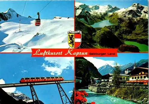 52332 - Salzburg - Kaprun , Mehrbildkarte , Mooserboden u. Drossensperre - gelaufen 1983