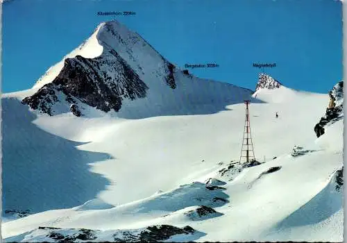 52333 - Salzburg - Kaprun , Gletscherbahn , Blick auf Kitzsteinhorn , Magnetköpfl - gelaufen 1968