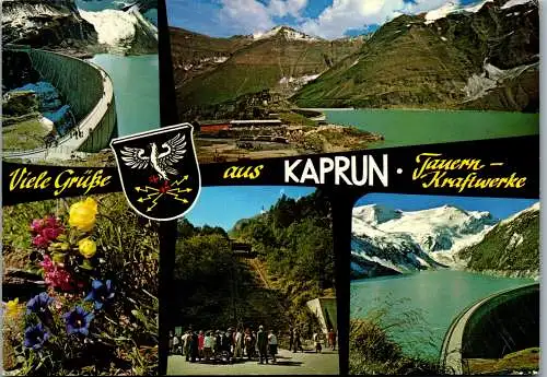 52340 - Salzburg - Kaprun , Tauernkraftwerk , Stausee Mooserboden , Lärchwand Schrägaufzug - gelaufen 1983