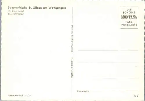 52347 - Salzburg - St. Gilgen , am Wolfgangsee mit Brunnwinkl - nicht gelaufen