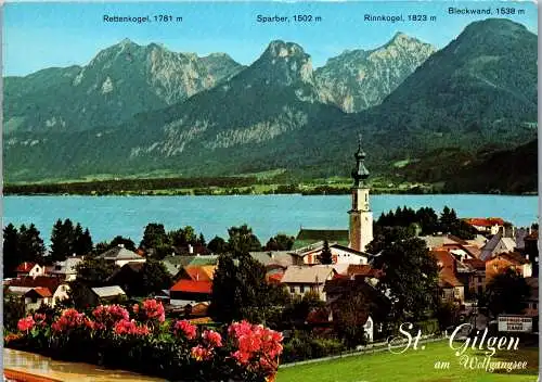 52348 - Salzburg - St. Gilgen , am Wolfgangsee , Rettenkogel , Sparber , Rinnkogel , Bleckwand - gelaufen 1978