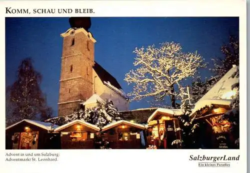 52357 - Salzburg - St. Leonhard , Adventmarkt - nicht gelaufen