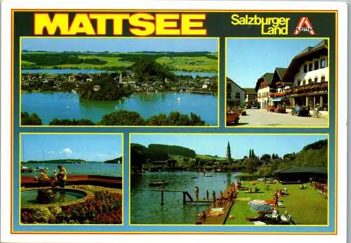 52365 - Salzburg - Mattsee , Mehrbildkarte - gelaufen 1988