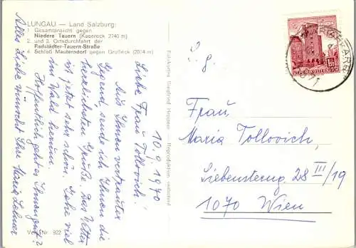 52369 - Salzburg - Mauterndorf , Mehrbildkarte - gelaufen 1970