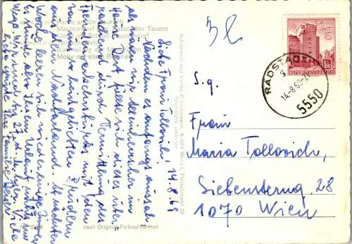 52373 - Salzburg - Mauterndorf , Mehrbildkarte - gelaufen 1969