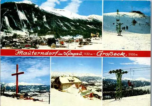 52385 - Salzburg - Mauterndorf , Großeck , Mehrbildkarte , Winter - gelaufen 1981