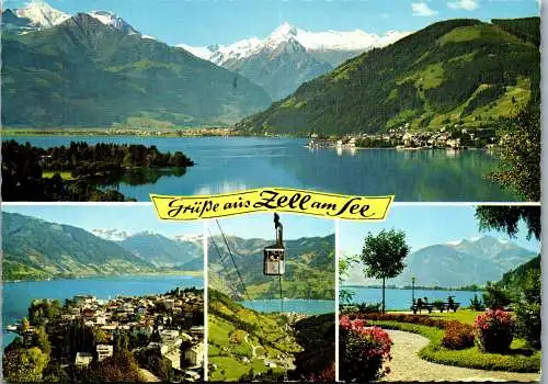 52391 - Salzburg - Zell am See , Mehrbildkarte - gelaufen 1972