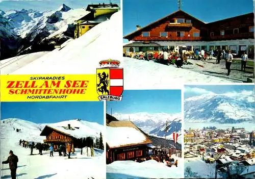 52392 - Salzburg - Zell am See , Schmittenhöhe , Nordabfahrt - gelaufen