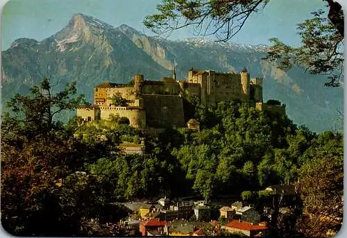 52399 - Salzburg - Salzburg , Festung Hohensalzberg mit Untersberg - gelaufen 1981