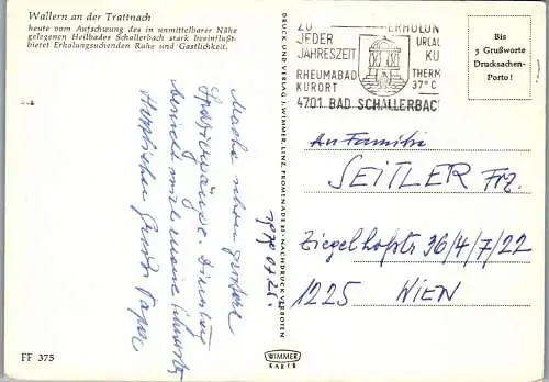 52409 - Oberösterreich - Wallern , an der Trattnach , Mehrbildkarte - gelaufen 1979