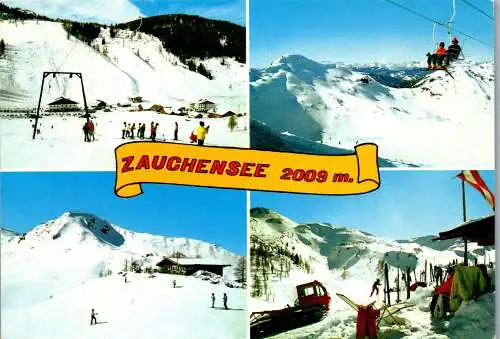 52415 - Salzburg - Zauchensee , Wintersport Zentrum , Mehrbildkarte - gelaufen