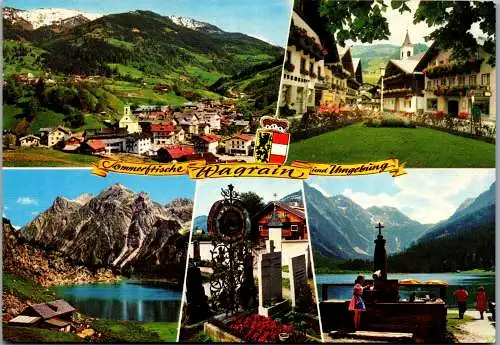 52423 - Salzburg - Wagrein , Ort mit Kirchboden , Marktplatz , Tappenkarsee , Jägersee - gelaufen