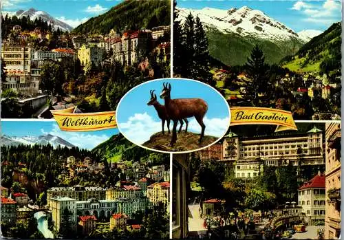 52442 - Salzburg - Bad Gastein , Mehrbildkarte - gelaufen 1970