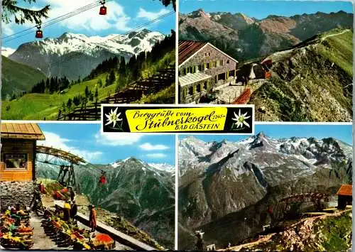 52454 - Salzburg - Bad Gastein , Stubnerkogel , Radhausberg , Gasthof , Mehrbildkarte - gelaufen 1965