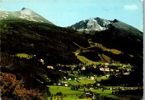 52457 - Salzburg - Bad Gastein , Blick nach Bad Bruck , Graukogel , Feuersang , Panorama - gelaufen 1970