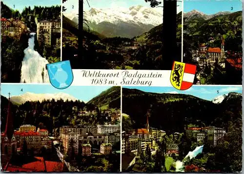 52458 - Salzburg - Bad Gastein , Mehrbildkarte - gelaufen