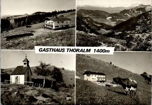 52502 - Salzburg - Abtenau , Möselberg , Gasthaus Thoralm mit Postalm , Buchegger - gelaufen 1969