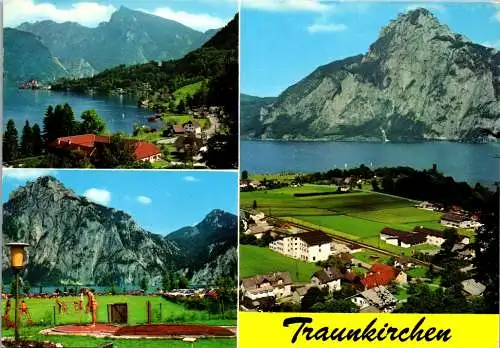 52507 - Oberösterreich - Traunkirchen , Mehrbildkarte - gelaufen 1980