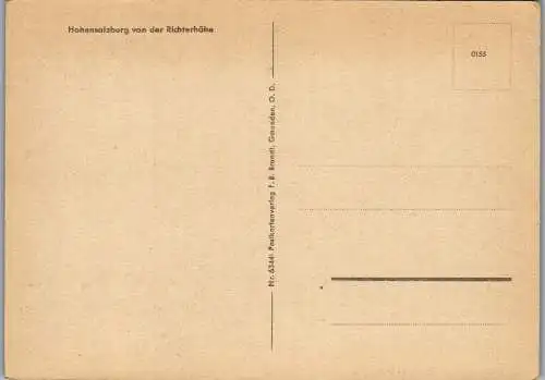 52520 - Salzburg - Salzburg , Hohensalzburg von der Richterhöhe - nicht gelaufen