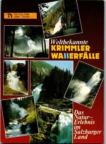 52526 - Salzburg - Krimml , Wasserfälle , Mehrbildkarte - gelaufen