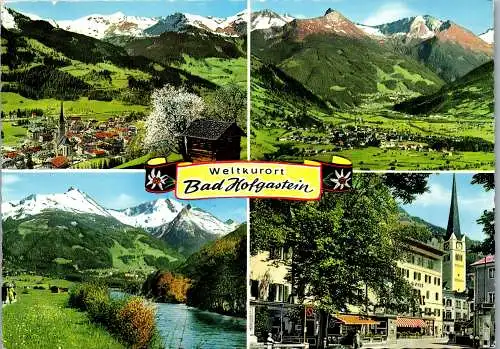 52537 - Salzburg - Bad Hofgastein , mehrbildkarte - gelaufen 1967