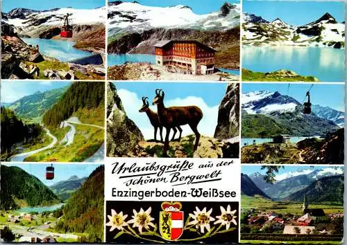 52540 - Salzburg - Weisssee , Enzingerboden Weißsee , Mehrbildkarte - gelaufen