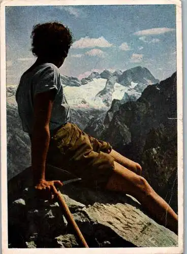 52543 - Salzburg - Dachstein , vom Donnerkogel , Military Censorship Stempel - gelaufen 1946