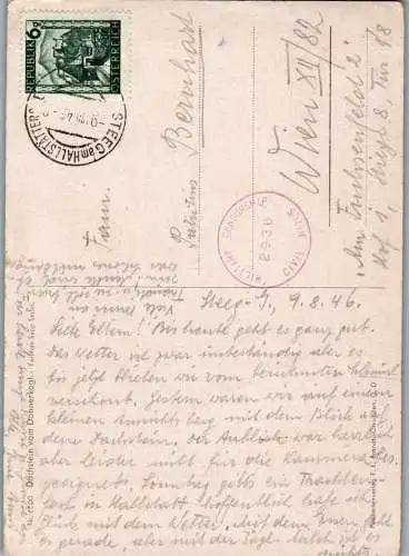 52543 - Salzburg - Dachstein , vom Donnerkogel , Military Censorship Stempel - gelaufen 1946