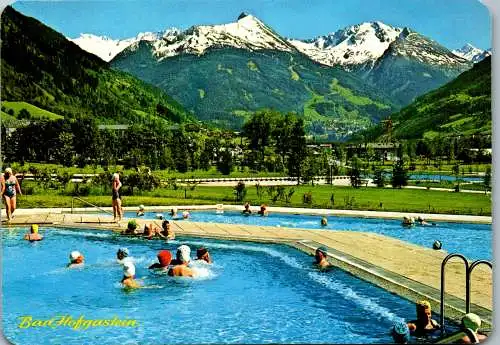 52554 - Salzburg - Bad Hofgastein , Schwimmbad , Kurzentrum - gelaufen 1982