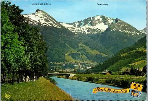 52555 - Salzburg - Bad Hofgastein , Graukogel , Feuersang , Panorama - gelaufen 1976