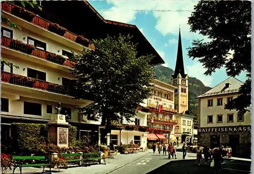 52556 - Salzburg - Bad Hofgastein , Hotel Moser , Salzburger Hof - gelaufen 1977