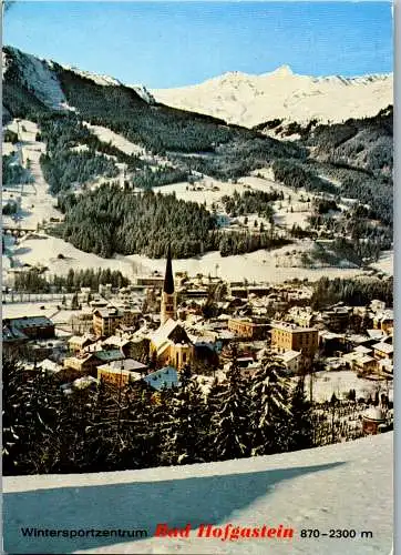 52568 - Salzburg - Bad Hofgastein , mit Hundskopf , Winter - gelaufen