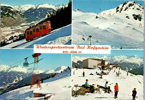 52569 - Salzburg - Bad Hofgastein , Wintersport , Mehrbildkarte - gelaufen 1970