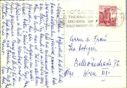 52569 - Salzburg - Bad Hofgastein , Wintersport , Mehrbildkarte - gelaufen 1970