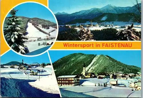 52573 - Salzburg - Faistenau , Winter , Mehrbildkarte - gelaufen 1979