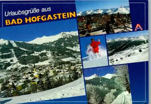 52578 - Salzburg - Bad Hofgastein , Mehrbildkarte - gelaufen 1991