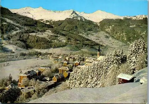 52595 - Salzburg - Bad Hofgastein , mit Hundskopf , Panorama im Winter - gelaufen