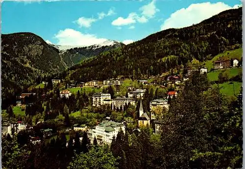 52612 - Salzburg - Bad Gastein , Hotels an der Kaiser Wilhelm Promenade , Sommer - gelaufen