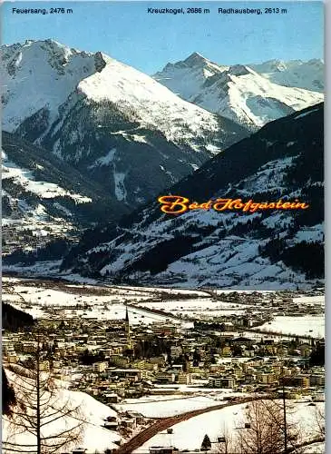 52618 - Salzburg - Bad Hofgastein , Feuersang , Kreuzkogel , Radhausberg , Panorama - gelaufen 1984