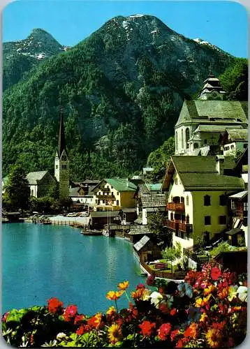 52644 - Oberösterreich - Hallstatt , Ansicht mit Hirlaz - nicht gelaufen