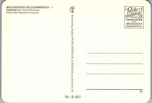 52646 - Oberösterreich - Hallstatt , Ortsansicht - nicht gelaufen