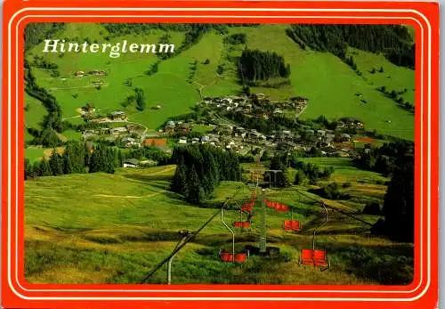 52651 - Salzburg - Hinterglemm , Panorama , Sessellift - gelaufen 1985