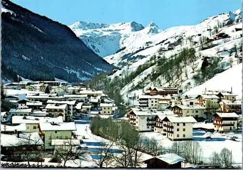 52654 - Salzburg - Hinterglemm , gegen Talschluß , Panorama im Winter - gelaufen